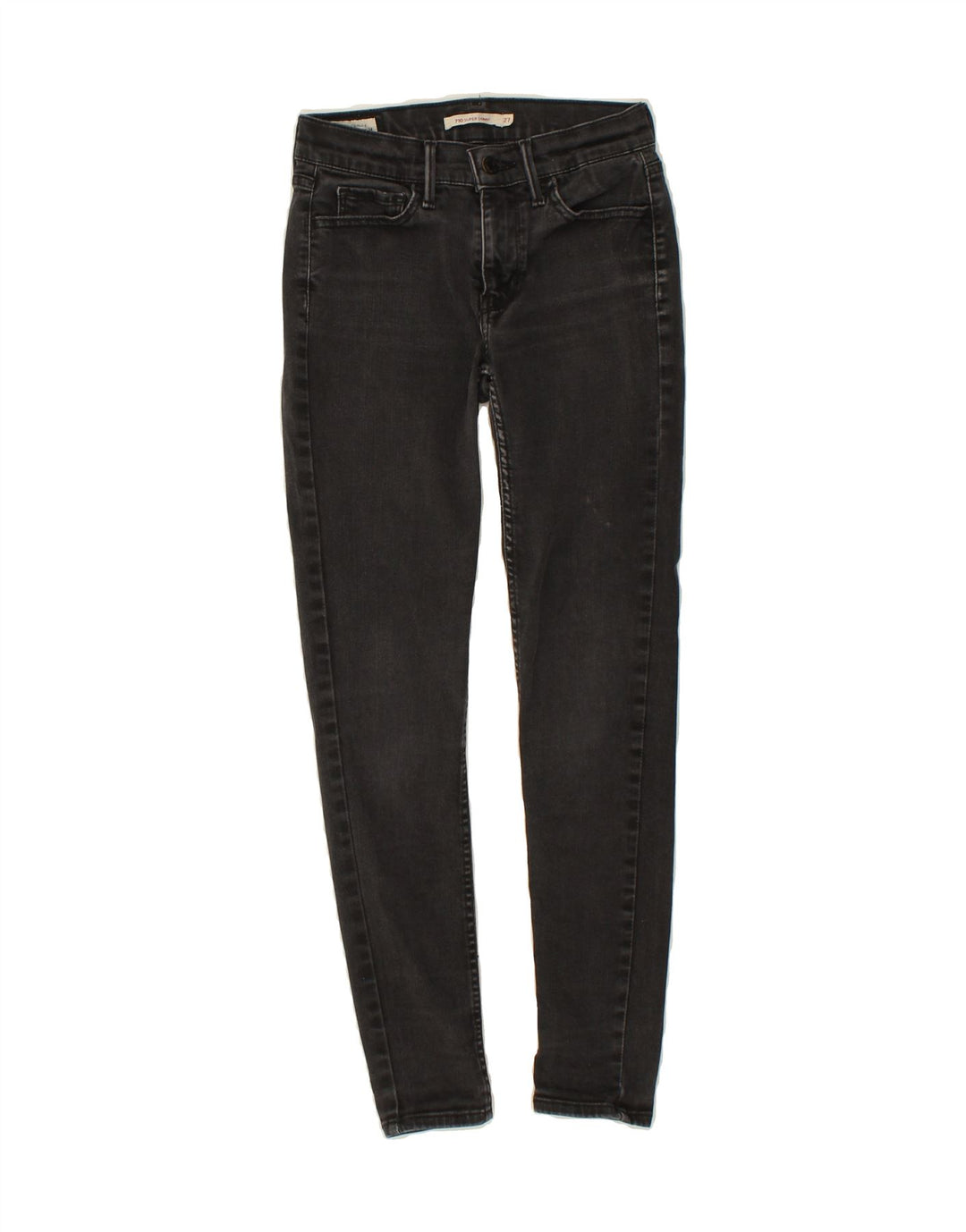 LEVI'S Womens 710 Super Skinny Jeans W27 L26  Grey Cotton Vintage Levi's and Second-Hand Levi's from Messina Hembry 