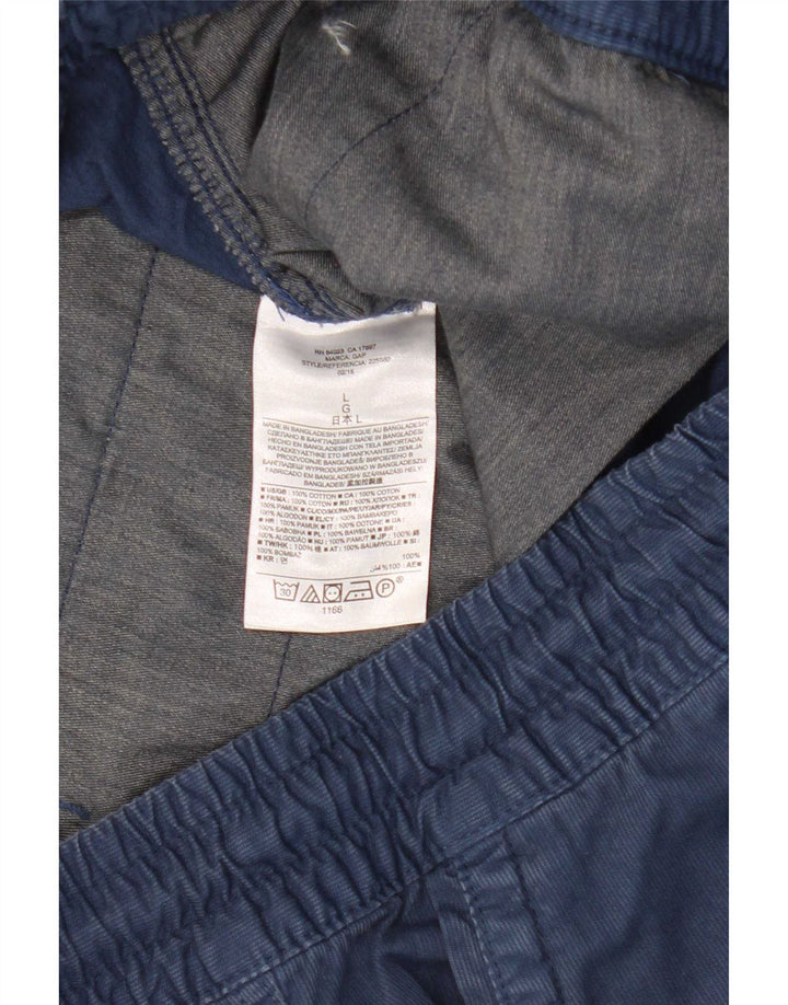 Gap Mens Chino Shorts Large W36 Navy Blue Cotton