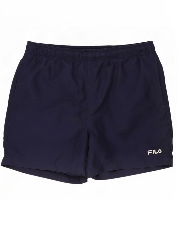 Fila Mens Sport Shorts Medium Navy Blue Polyester