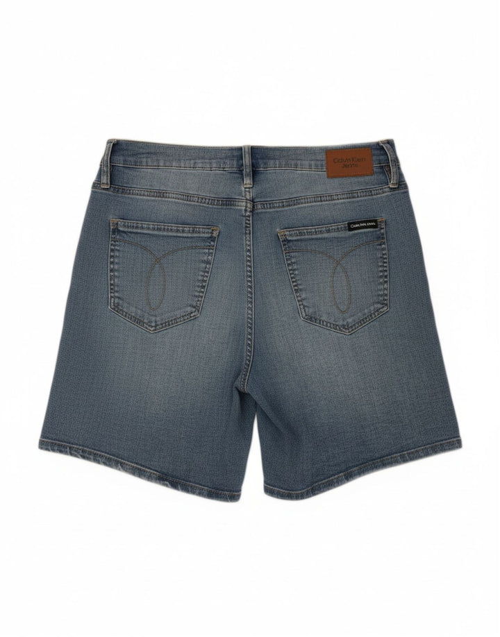 CALVIN KLEIN Womens Denim Shorts W28 Medium Blue Cotton