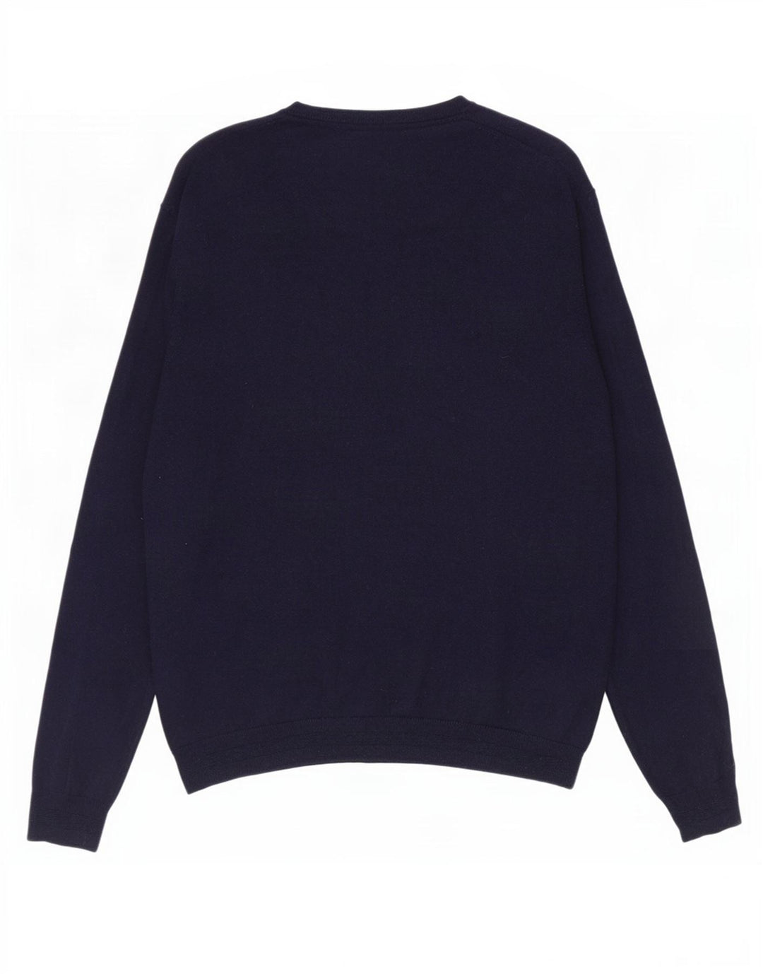 Ted Baker Mens Crew Neck Jumper Sweater Size 4 Large Navy Blue Wool