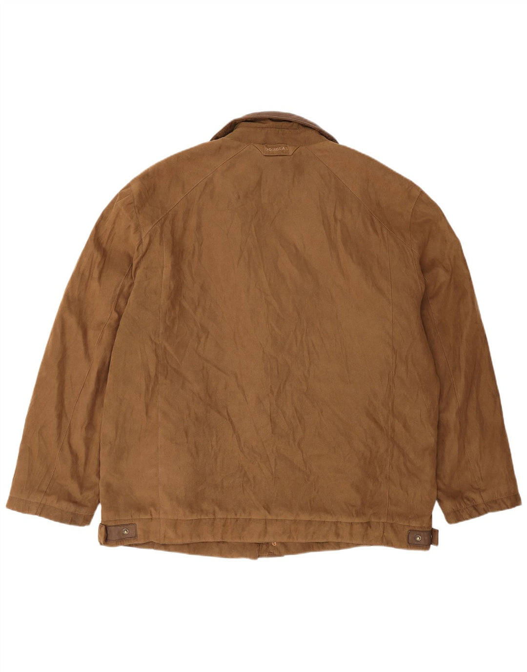 Douglas Mens Suede Jacket UK 46 3XL Beige Leather