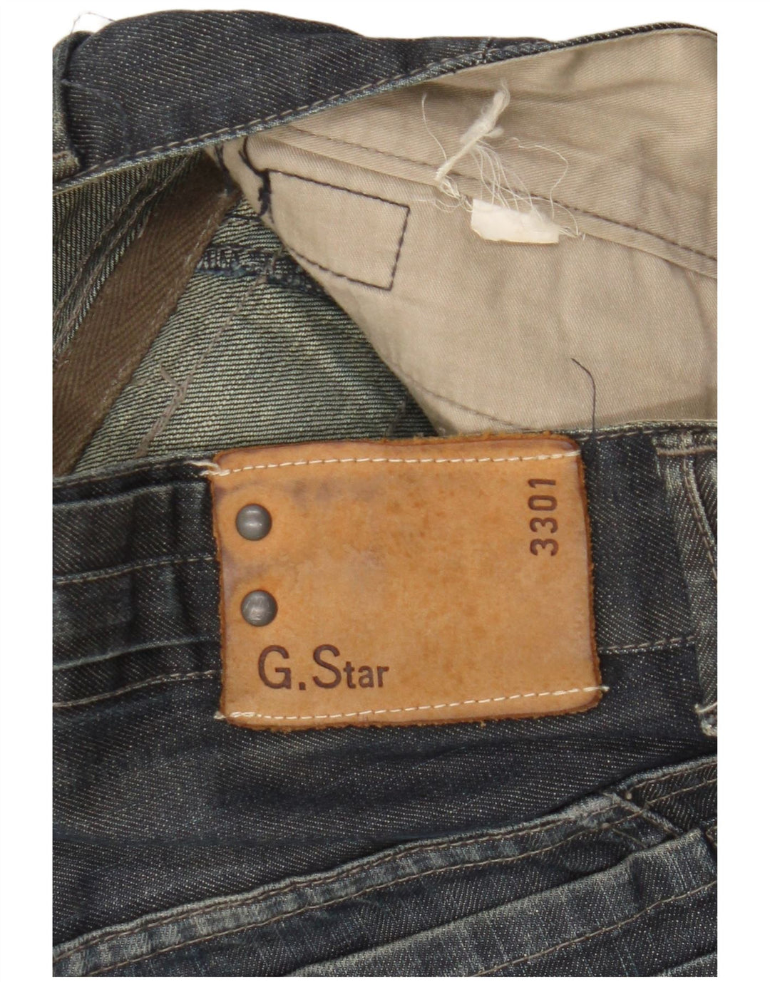 G-Star Mens Cargo Slim Jeans W34 L31 Navy Blue