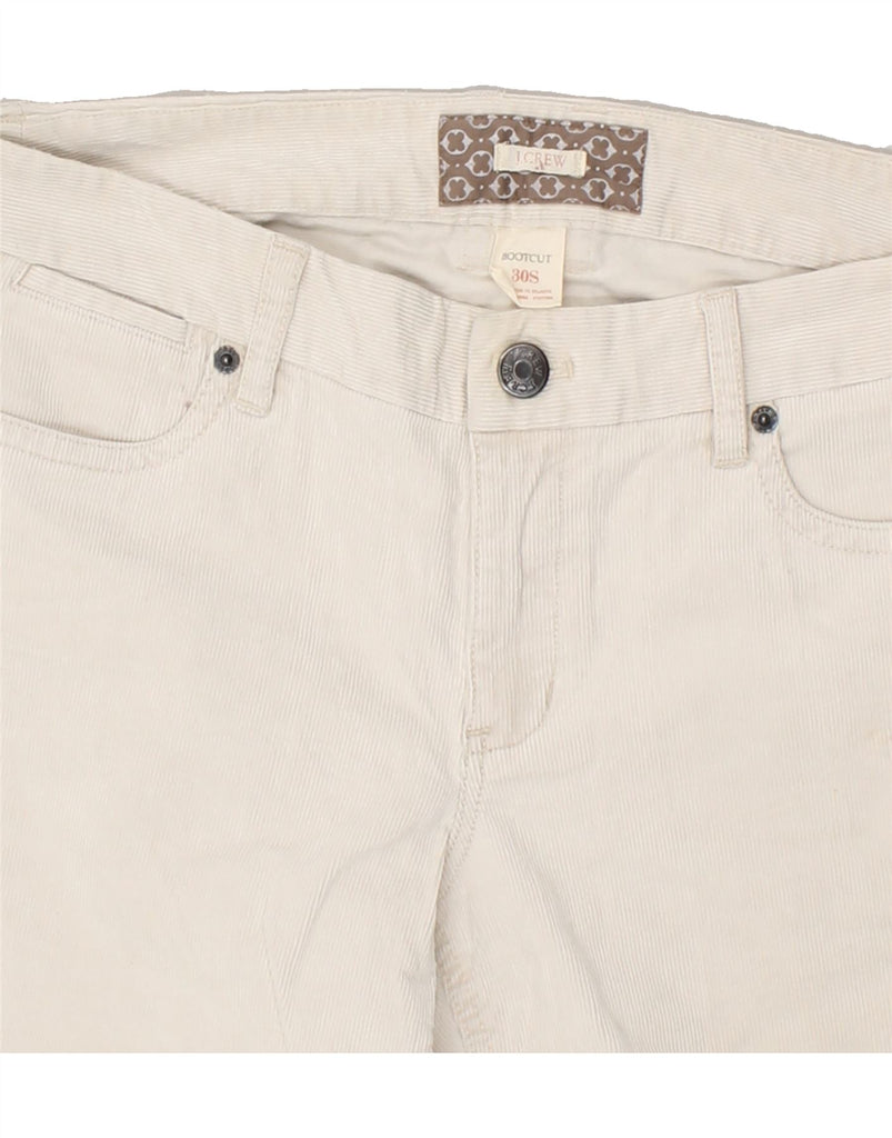 J. CREW Womens Bootcut Corduroy Trousers W30 L30  Beige Cotton | Vintage J. Crew | Thrift | Second-Hand J. Crew | Used Clothing | Messina Hembry 