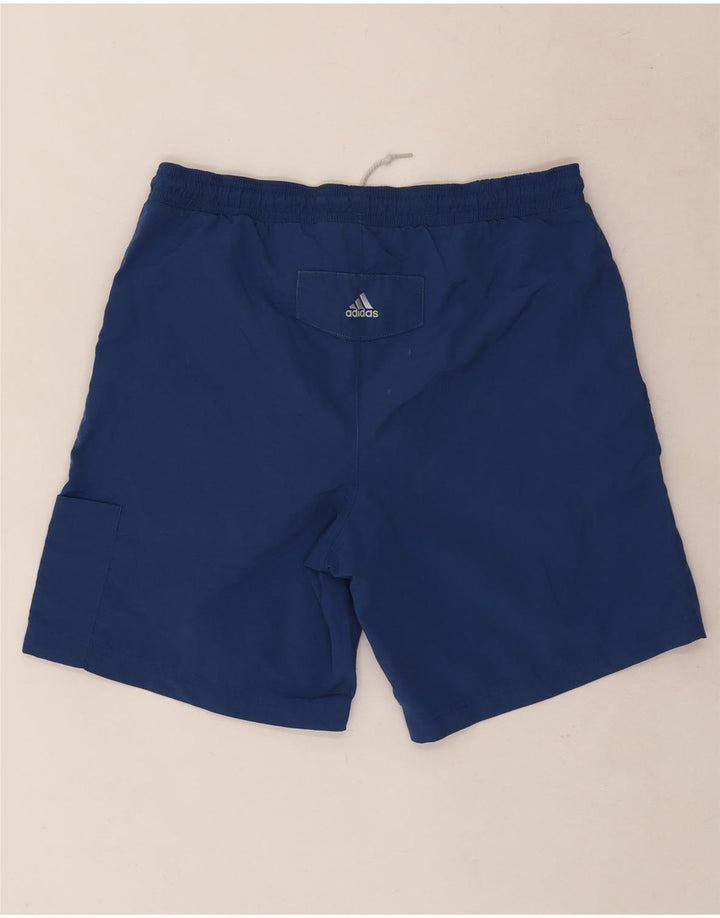 Adidas Mens Sport Shorts Small Blue Polyamide