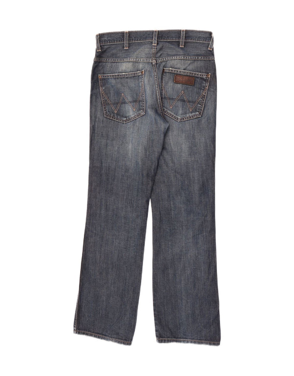 Wrangler Mens Alaska Straight Jeans W31 L32 Blue Cotton