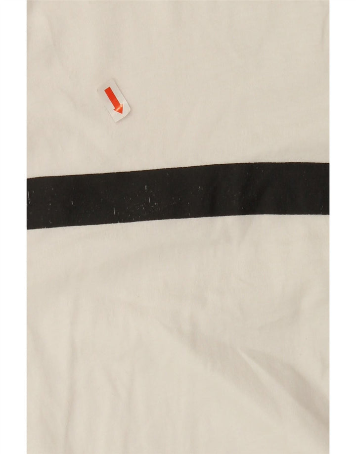 REPLAY Mens T-Shirt Top Large White Cotton Vintage Replay and Second-Hand Replay from Messina Hembry 