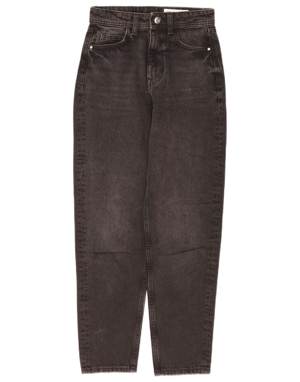 Zara Womens Tapered Jeans EU 32 2XS W22 L27 Grey Cotton