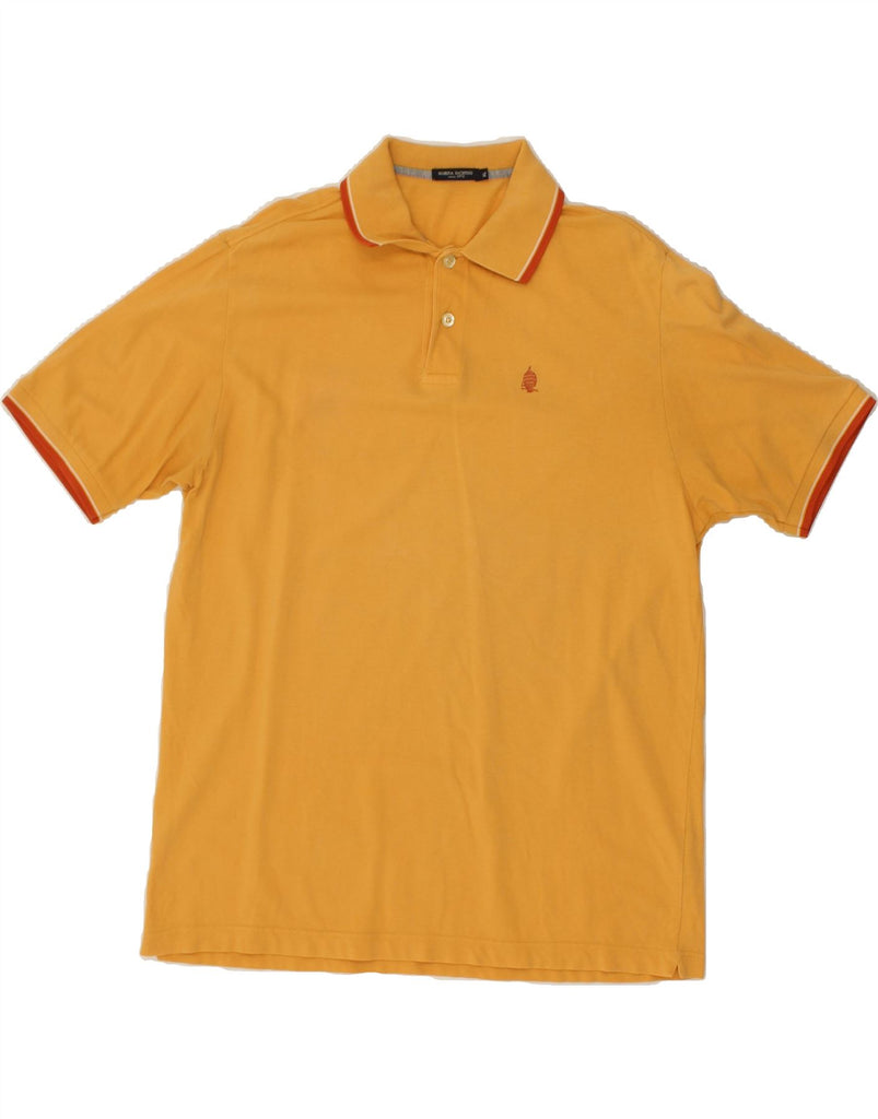 MARINA YACHTING Mens Polo Shirt XL Yellow Cotton | Vintage Marina Yachting | Thrift | Second-Hand Marina Yachting | Used Clothing | Messina Hembry 