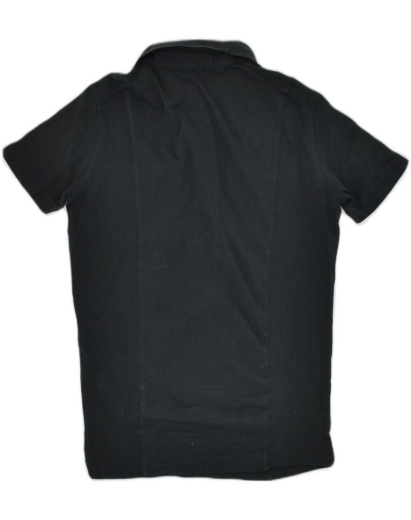BIKKEMBERGS Mens Polo Shirt Small Black Cotton | Vintage Bikkembergs | Thrift | Second-Hand Bikkembergs | Used Clothing | Messina Hembry 