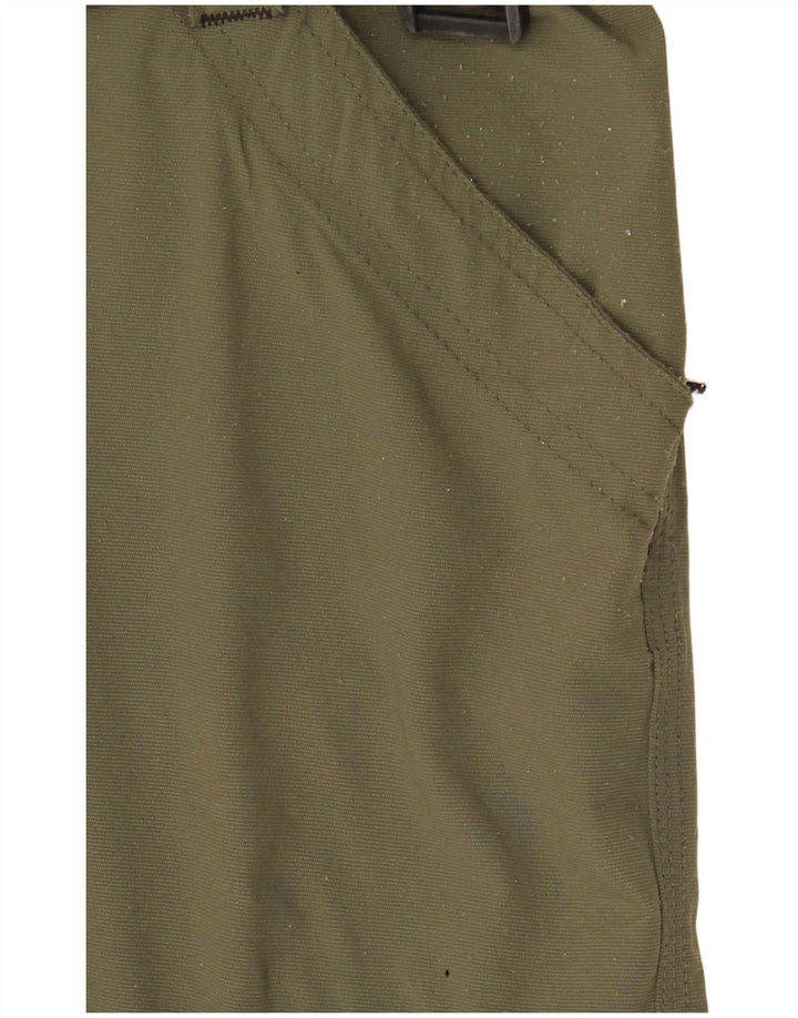 Vintage Mens Graphic Cargo Shorts Large W34  Khaki Colourblock