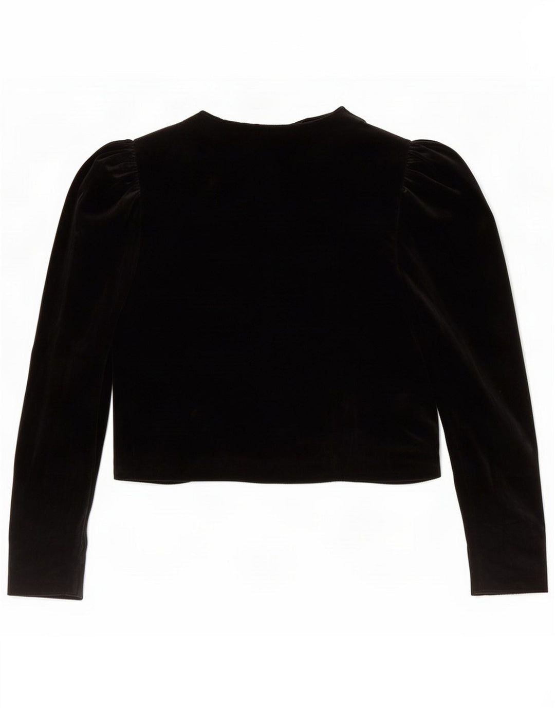 Dorette Womens Velvet Bolero Jacket EU 36 Small Black Cotton