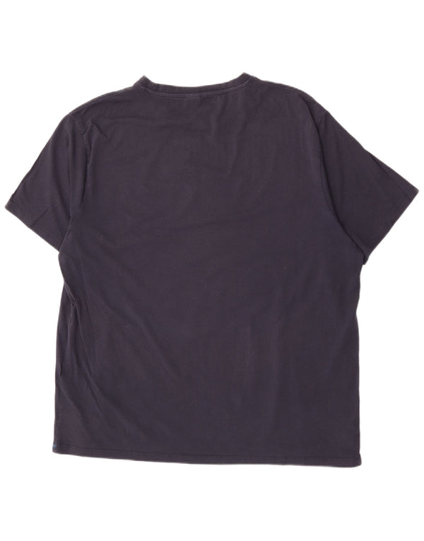 North Sails Mens T-Shirt Top 3XL Navy Blue Cotton