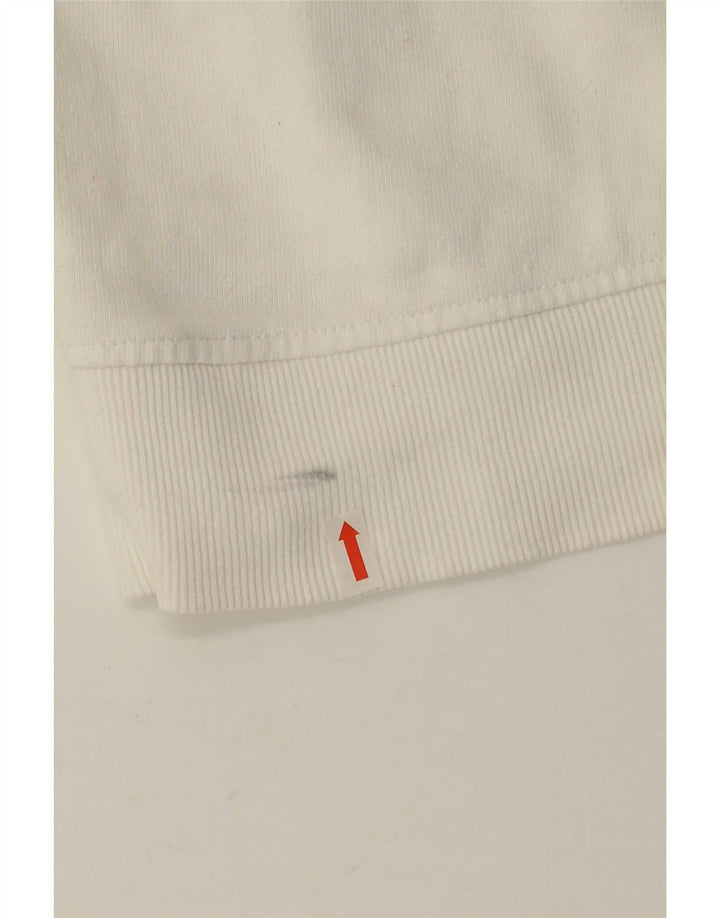 Dickies Mens Graphic Sweatshirt Jumper XS White Cotton