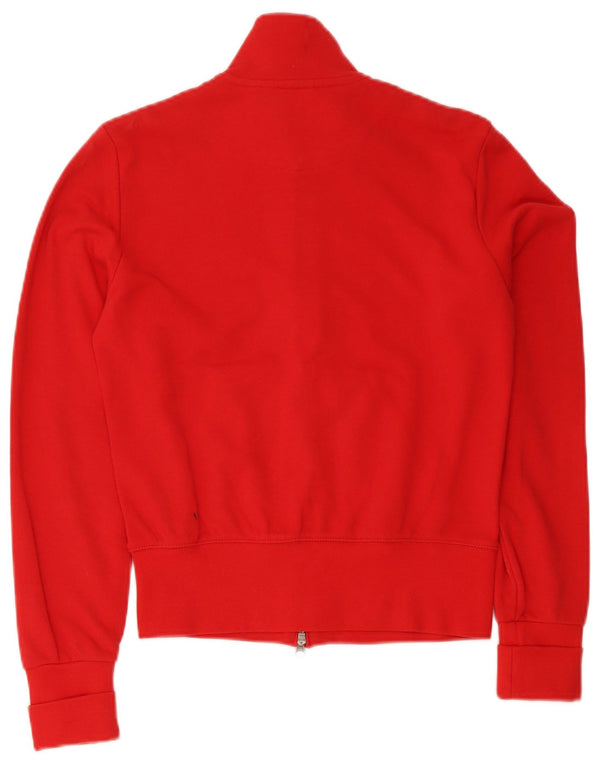 Nike Womens Tracksuit Top Jacket UK 10/12 Medium Red