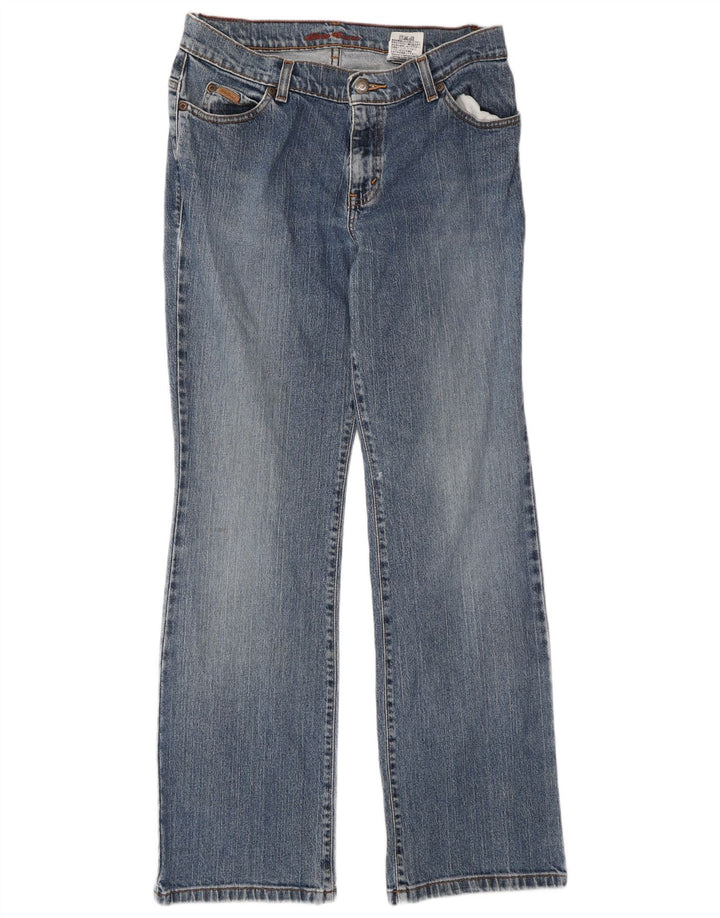Eddie Bauer Womens Bootcut Jeans US 8 Medium W28 L32 Blue Cotton