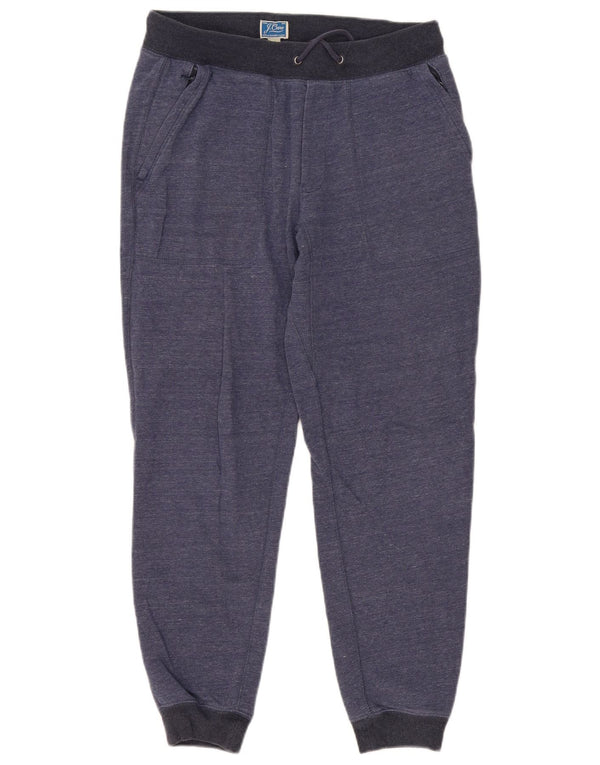 J. Crew Womens Tracksuit Trousers Joggers UK 14 Medium Navy Blue Flecked