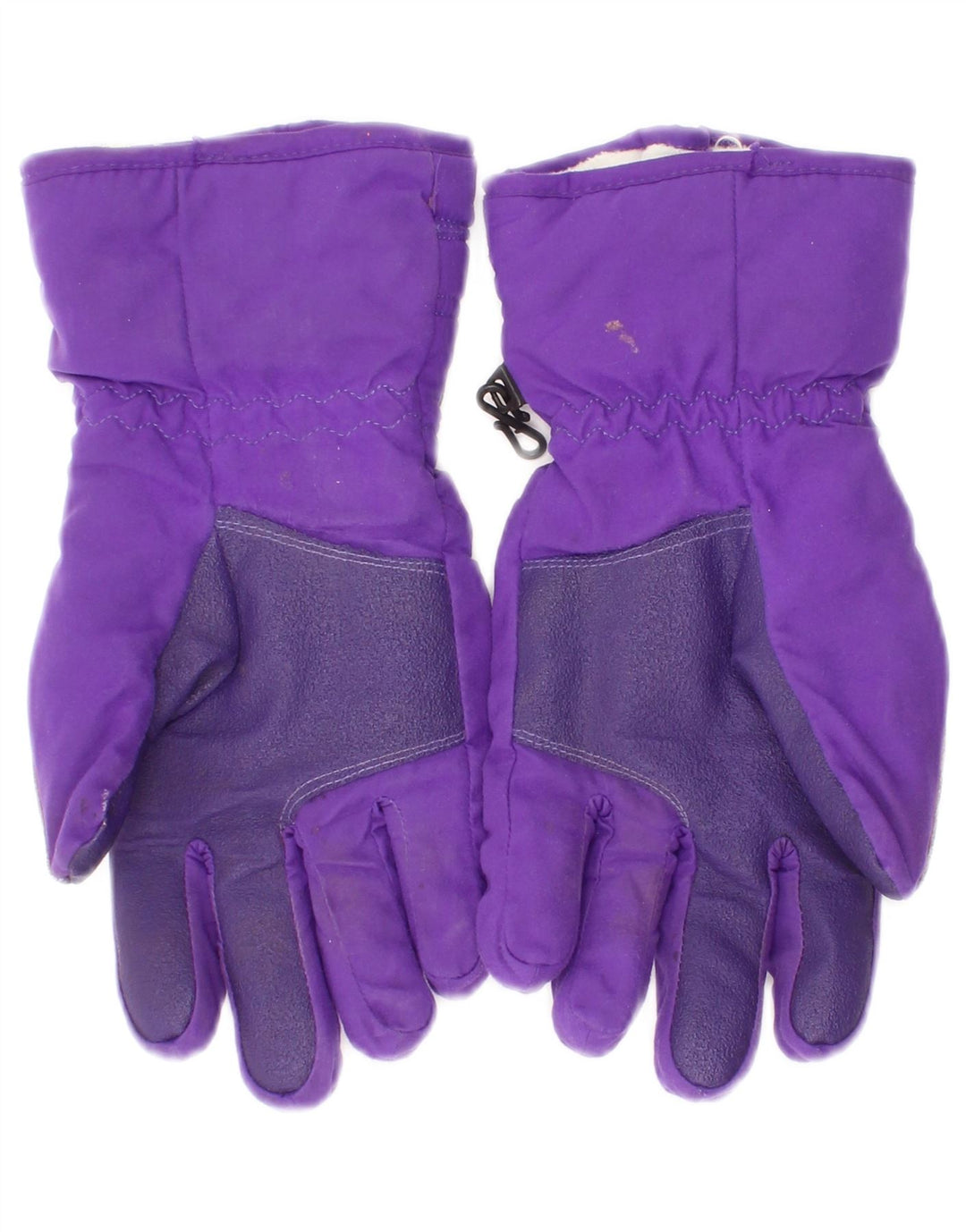Vintage Womens Graphic Ski Gloves Large Purple