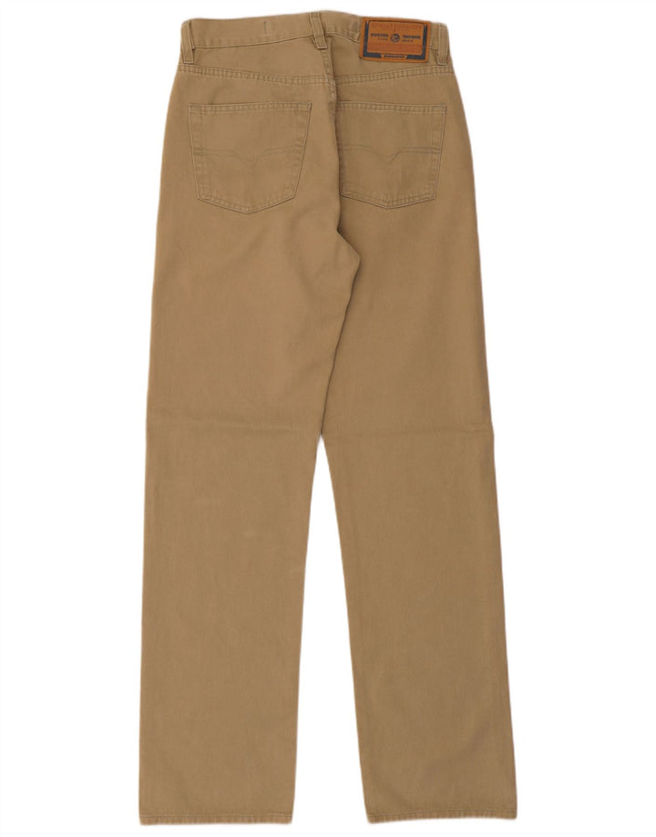 DIESEL Mens Straight Casual Trousers W29 L31  Beige Cotton