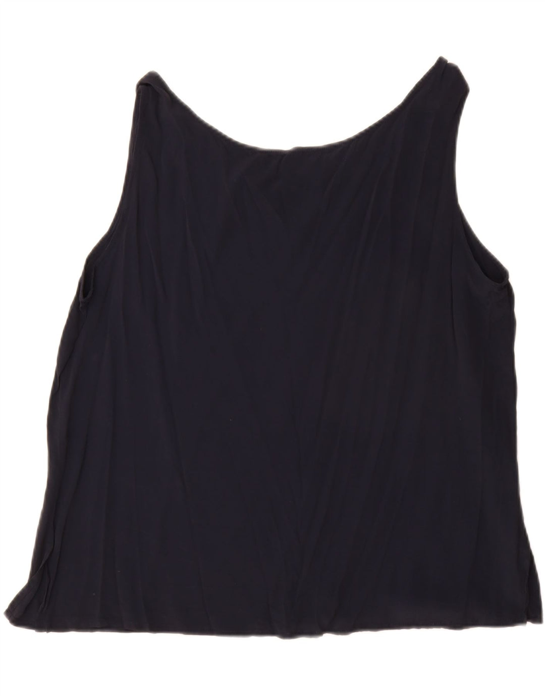 Vintage Womens Vest Top IT 50 XL Black Acetate