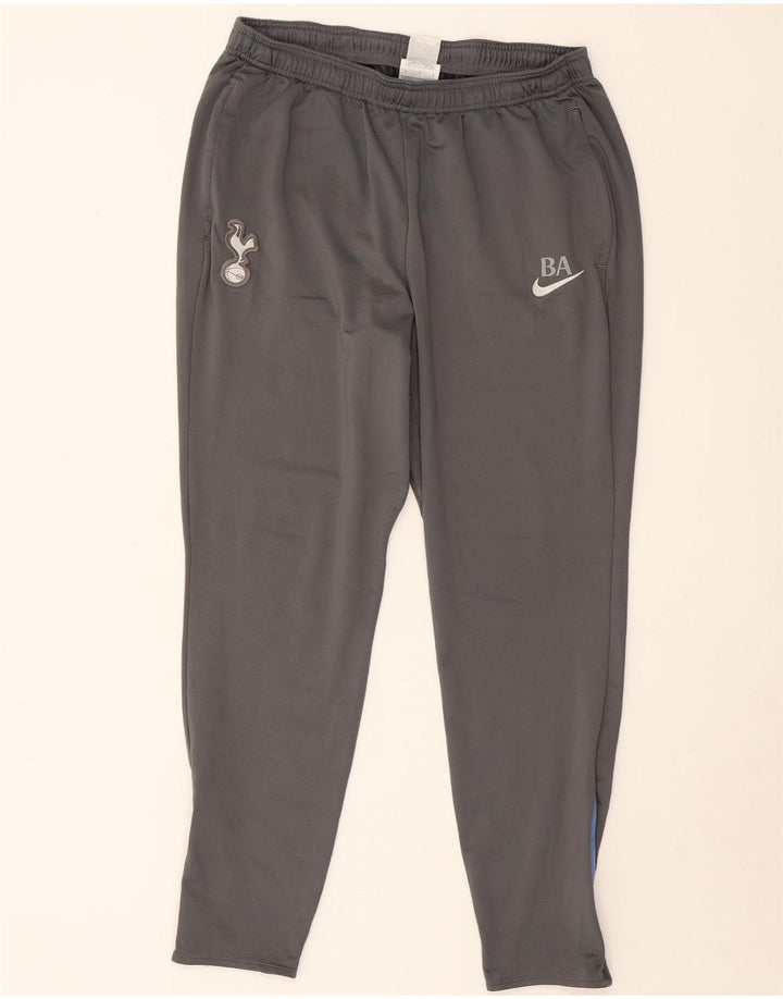 Nike Mens Tottenham Hotspur Tracksuit Trousers Large Grey Polyester