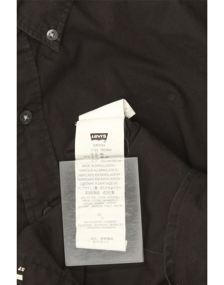 Levi's Mens Shirt Small Black Cotton