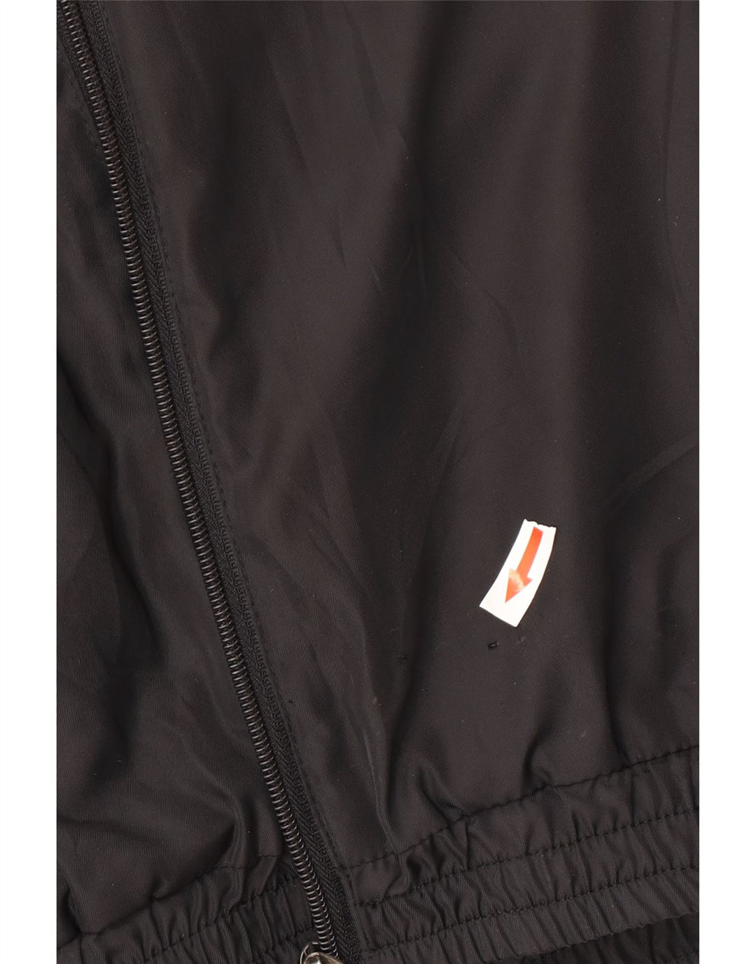 Fila Mens Hooded Bomber Jacket UK 38 Medium Black Colourblock Polyester