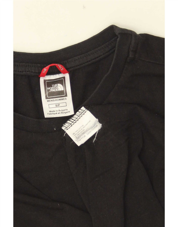 The North Face Mens T-Shirt Top Small Black Cotton