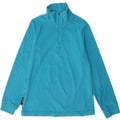 INVICTA Womens Zip Neck Fleece Jumper UK 12 Medium Blue Polyester Vintage Invicta and Second-Hand Invicta from Messina Hembry 
