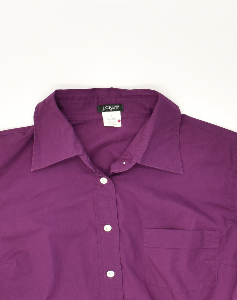 J. CREW Womens Shirt UK 10 Small Purple Cotton | Vintage J. Crew | Thrift | Second-Hand J. Crew | Used Clothing | Messina Hembry 