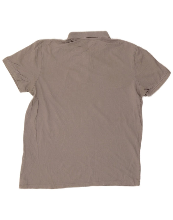 Jack & Jones Mens Polo Shirt XL Grey Cotton