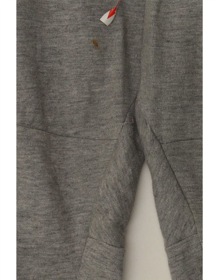 Superdry Mens Graphic Tracksuit Trousers Joggers Medium Grey Colourblock