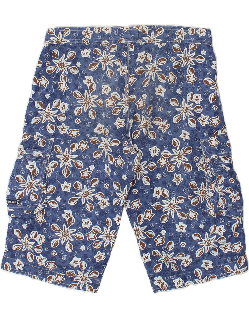 TIMBERLAND Boys Swimming Shorts 11-12 Years Navy Blue Floral | Vintage Timberland | Thrift | Second-Hand Timberland | Used Clothing | Messina Hembry 