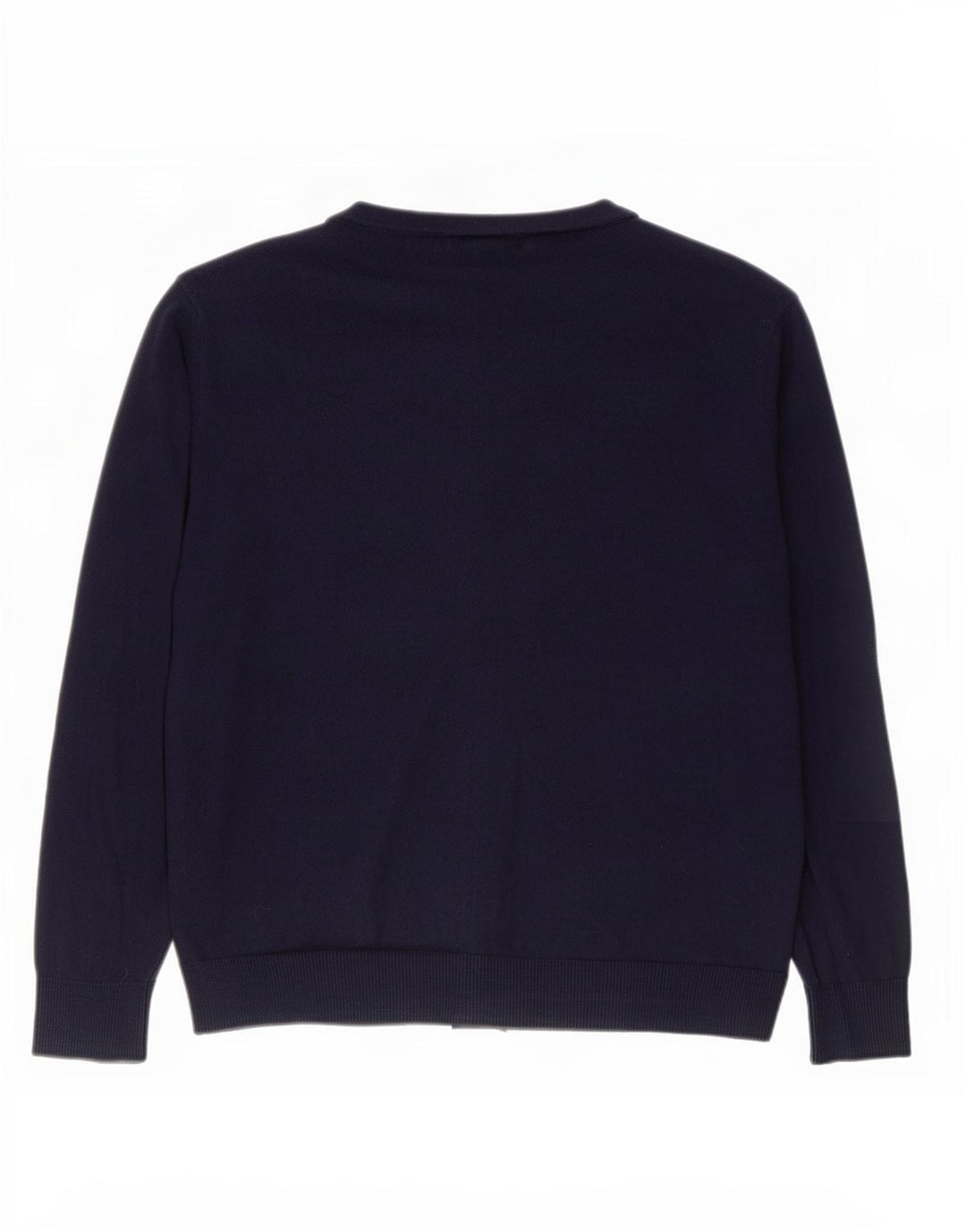Gap Mens Cardigan Sweater Large Navy Blue Cotton