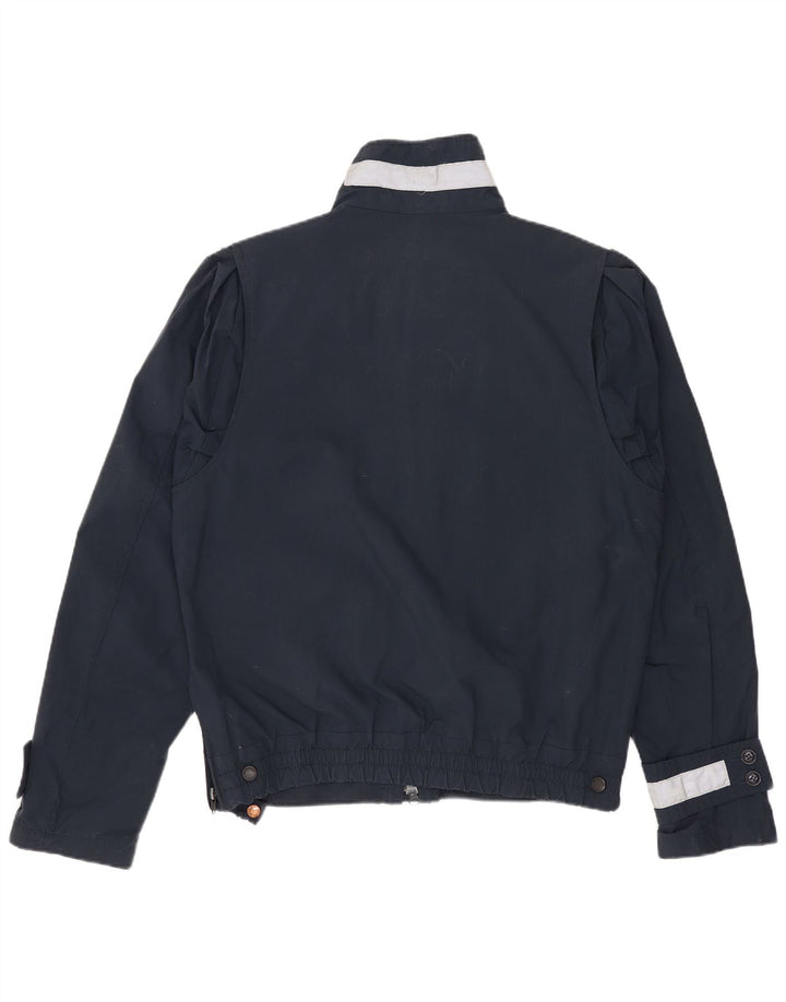 Blauer Mens Bomber Jacket UK 36 Small Navy Blue Colourblock
