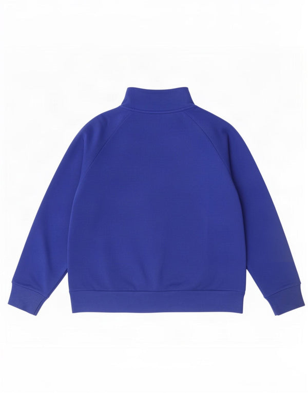 Under Armour Womens Oversized Zip Neck Sweatshirt Jumper UK 16 Large Blue