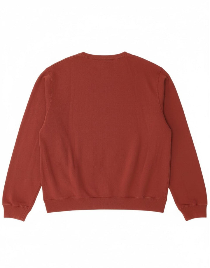 Levi's Mens Graphic Sweatshirt Jumper Large Maroon Cotton