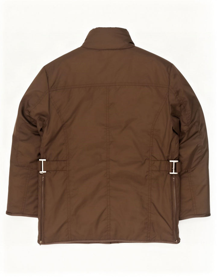 Nangaparbat Mens Padded Utility Jacket UK 42/44 XL Brown Polyamide