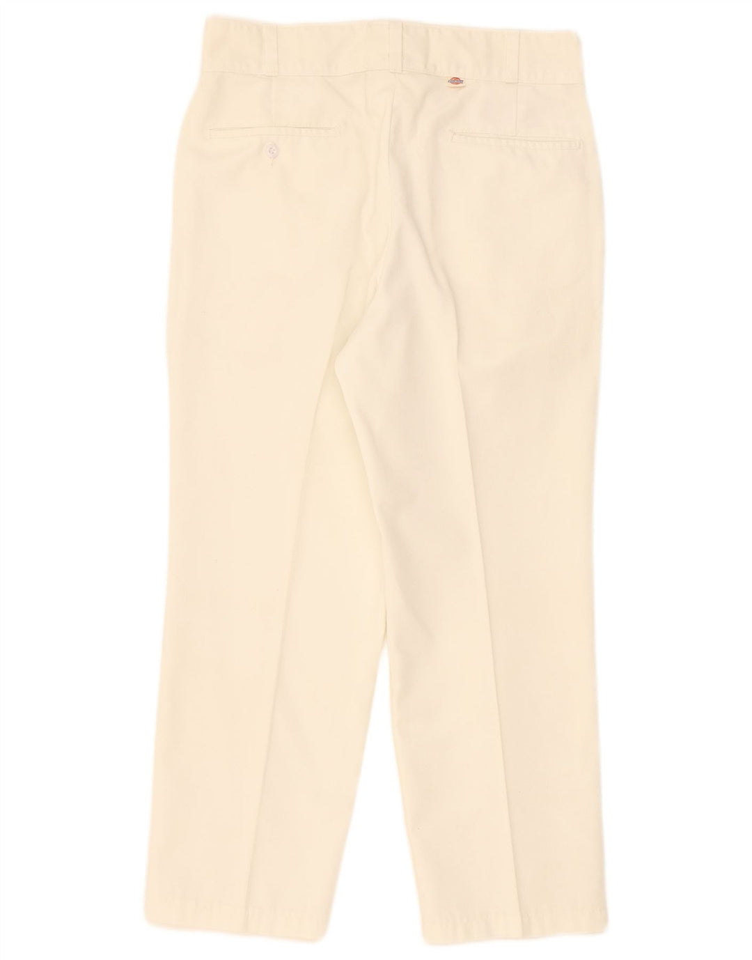 Dickies Womens Straight Chino Trousers W34 L26 White Polyester
