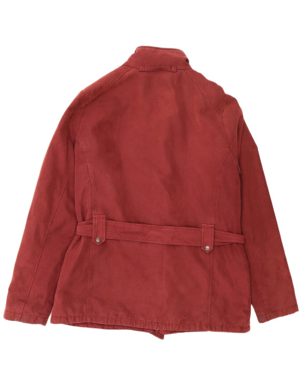 Musto Womens Utility Jacket UK 16 Large Burgundy Polyester