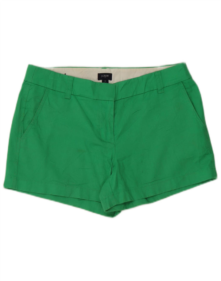 J. CREW Womens Chino Shorts US 6 Medium W32 Green Cotton