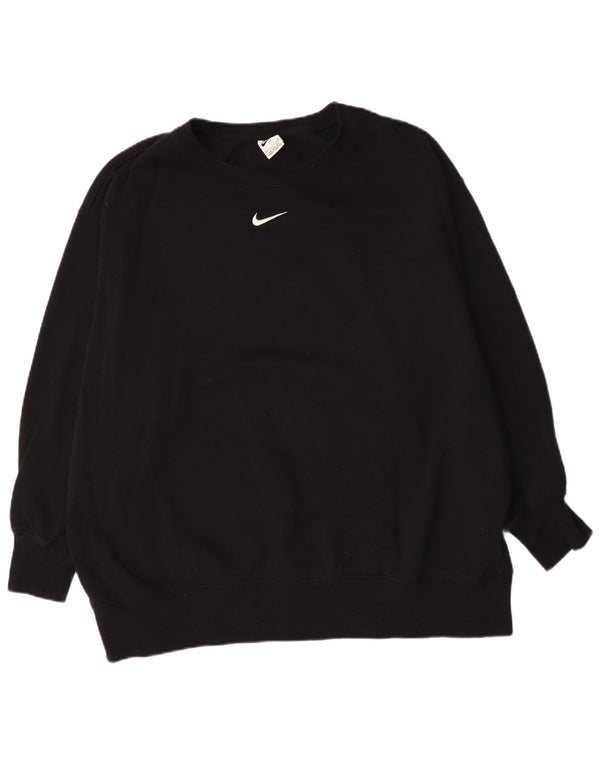 Nike Mens Sweatshirt Jumper 2XL Black Cotton