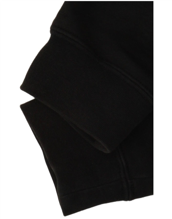 Nike Mens Zip Hoodie Sweater Small Black Cotton