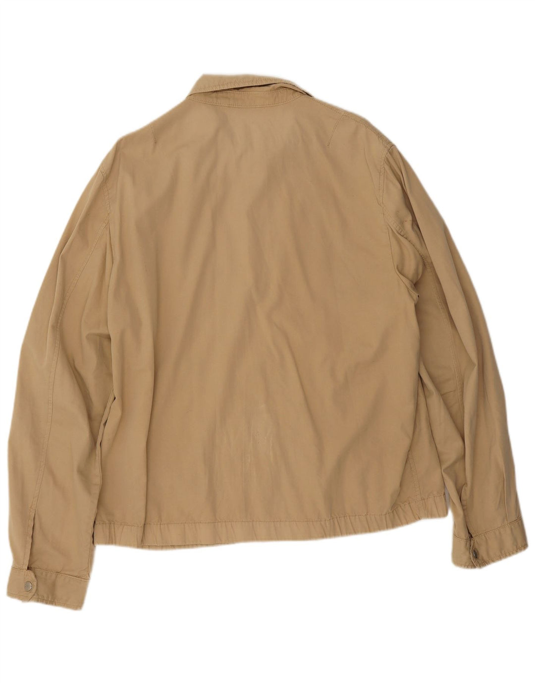 Marina Yachting Mens Bomber Jacket IT 50 Large Beige Cotton