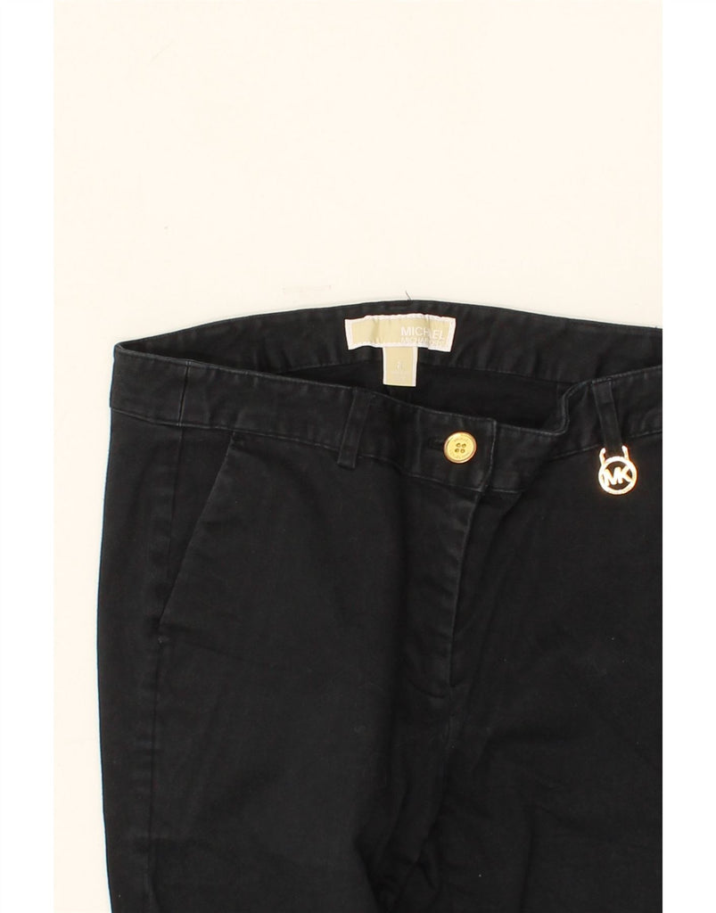 MICHAEL KORS Womens Slim Chino Trousers US 2 XS W25 L27 Navy Blue Vintage Michael Kors and Second-Hand Michael Kors from Messina Hembry 