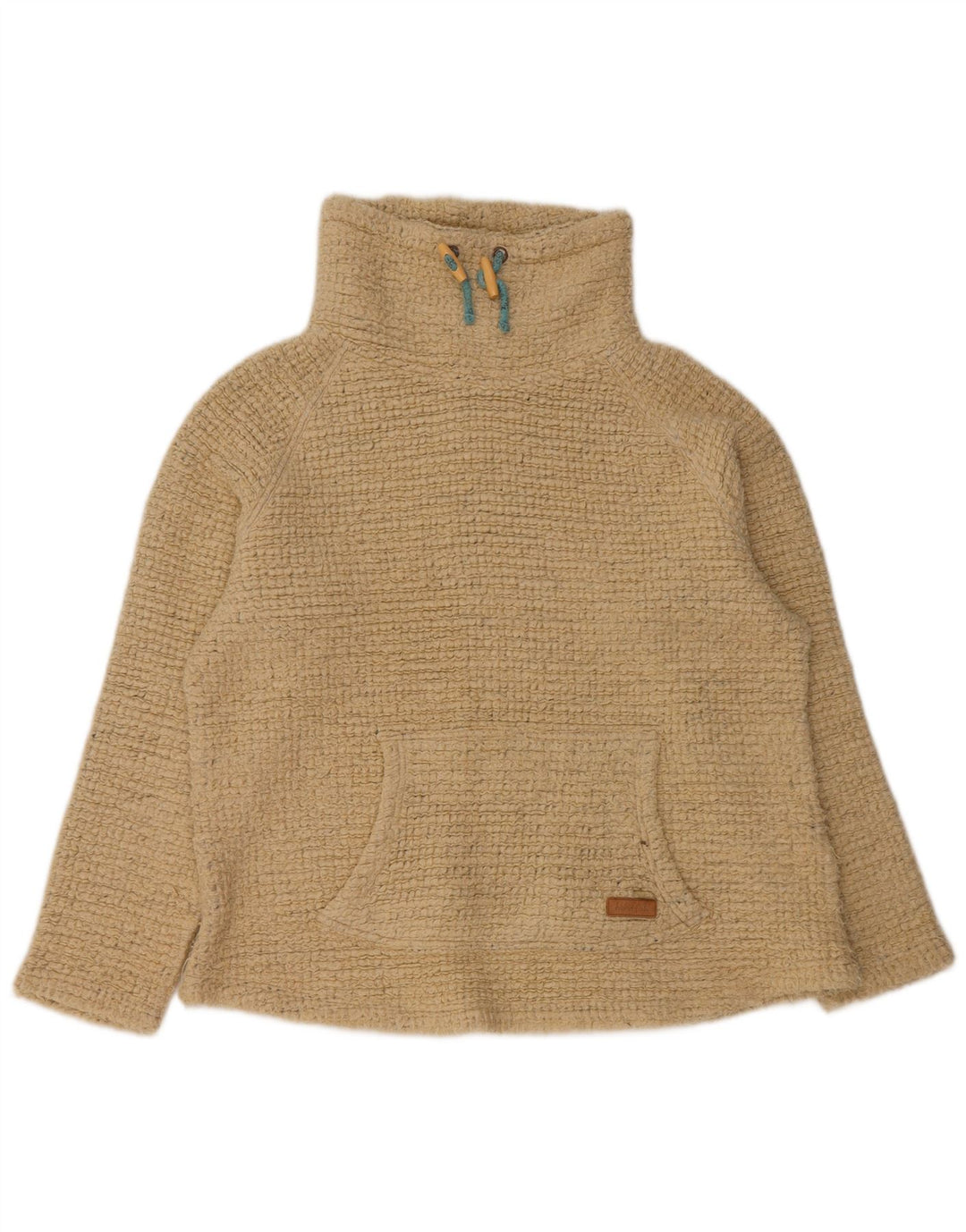 Weird Fish Womens Sweatshirt Jumper UK 18 XL Beige Acrylic