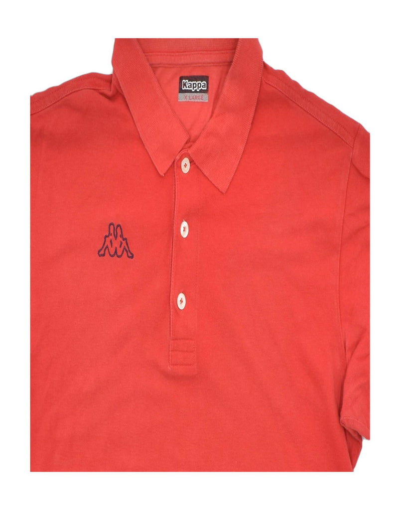 KAPPA Mens Polo Shirt XL Red Cotton | Vintage | Thrift | Second-Hand | Used Clothing | Messina Hembry 