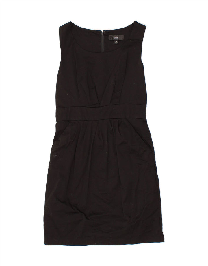 MOSSIMO Womens Sleeveless Sheath Dress US 4 Small Black Cotton Vintage Mossimo and Second-Hand Mossimo from Messina Hembry 