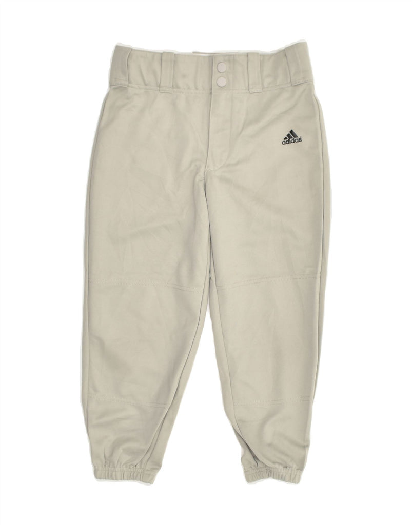 ADIDAS Boys Climalite Tracksuit Trousers Joggers 9-10 Years Small  Grey | Vintage Adidas | Thrift | Second-Hand Adidas | Used Clothing | Messina Hembry 