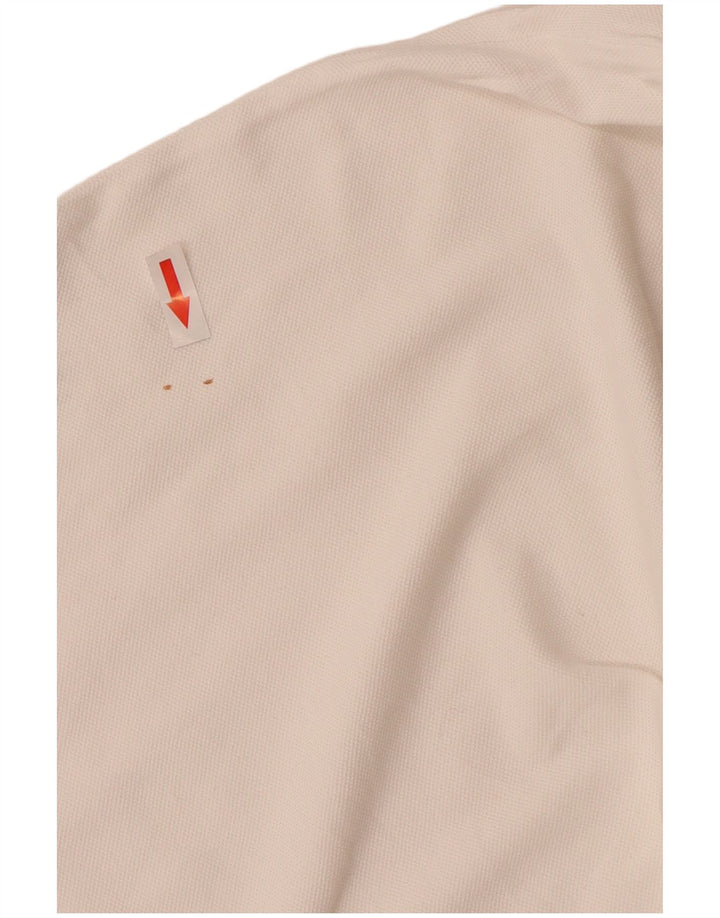 Carrera Mens Regular Fit Polo Shirt Medium White Cotton